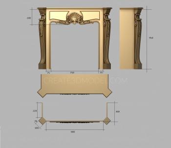 Fireplaces (KM_0234) 3D model for CNC machine